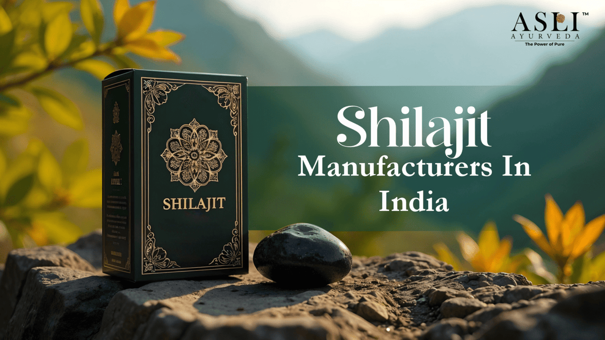 Shilajit Manufacturers in India - ASLI AYURVEDA