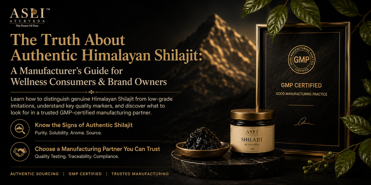 The Truth About Authentic Himalayan Shilajit: A Manufacturer’s Guide for Wellness Consumers and Brand Owners